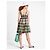 Kate Spade New York Coastal Plaid Stufen-Midikleid Weiß Rot Blau Mehrfarben Grün Gelb - Ansicht 6