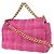 Borsa Chanel 19 Flap in Tweed Trapuntato Medium Rosa - vista 2