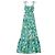 Kate Spade New York Under The Sea Maxikleid mit Bindebändern Blau Mehrfarben Grün