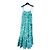 Kate Spade New York Under The Sea Maxikleid mit Bindebändern Blau Mehrfarben Grün - Ansicht 2