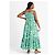 Kate Spade New York Under The Sea Maxikleid mit Bindebändern Blau Mehrfarben Grün - Ansicht 7