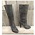 Frye Harlow Campus Grey Suede High Boots - view 2