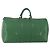 Borsa Keepall Louis Vuitton in pelle Epi 55 Verde