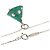 Tiffany & Co Tiffany Party Hat Emaille-Halskette Silber - Ansicht 2