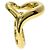 Elsa Peretti Anello Open Heart di Tiffany & Co. in oro giallo 18K - vista 3