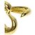 Elsa Peretti Anello Open Heart di Tiffany & Co. in oro giallo 18K - vista 5