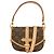 Borsa a Spalla Louis Vuitton Monogram Saumur BB Marrone