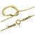 Elsa Peretti Tiffany & Co. Open Heart Halskette Golden - Ansicht 2