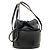 Borsa a secchiello Gucci Horsebit in pelle nera Nero - vista 2