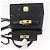 Borsa MCM Logogram Vicetos PVC 2way Nera Oro Auth 183880A Nero D'oro - vista 18