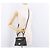 Borsa MCM Logogram Vicetos PVC 2way Nera Oro Auth 183880A Nero D'oro - vista 25