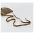 Céline Borsa a tracolla CELINE C Sulky PVC Beige Oro Auth BA13337 D'oro - vista 7