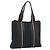 Hermès HERMES Troca Vertical Tote Bag Baumwolle Schwarz Silber Authentisch ar13941