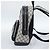 Zaino GUCCI GG Supreme Sherry Line PVC Blu Navy Argento Rosso 547965 Auth ka4697SAM - vista 5