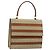 Céline Borsa CELINE Macadam Canvas PVC Beige Oro Auth 184585 D'oro