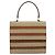 Céline Borsa CELINE Macadam Canvas PVC Beige Oro Auth 184585 D'oro - vista 2