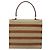 Céline Borsa CELINE Macadam Canvas PVC Beige Oro Auth 184585 D'oro - vista 3