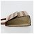 Céline Borsa CELINE Macadam Canvas PVC Beige Oro Auth 184585 D'oro - vista 5