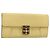 Chloé Cartera larga Chloe de cuero amarillo Auth BA13434A