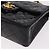 CHANEL Mini Matelasse 17 Chain Bag Pelle vernice Nero Oro CC Auth 184825V D'oro - vista 11