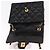 CHANEL Mini Matelasse 17 Chain Bag Pelle vernice Nero Oro CC Auth 184825V D'oro - vista 15