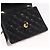 CHANEL Mini Matelasse 17 Chain Bag Pelle vernice Nero Oro CC Auth 184825V D'oro - vista 17