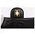 CHANEL Mini Matelasse 17 Chain Bag Pelle vernice Nero Oro CC Auth 184825V D'oro - vista 18