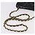 CHANEL Mini Matelasse 17 Chain Bag Pelle vernice Nero Oro CC Auth 184825V D'oro - vista 7