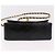 CHANEL Mini Matelasse 17 Chain Bag Pelle vernice Nero Oro CC Auth 184825V D'oro - vista 9