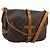 LOUIS VUITTON Sac à épaule Monogram Saumur 30 M42256 LV Auth ka4691 Monogramme