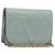 Borsa a Spalla con Catena VALENTINO in Pelle Azzurro Oro Auth bs35513 D'oro Blu chiaro