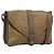 FENDI Zucchino Canvas Borsa a Spalla in Tela Cerata Beige Oro Auth ti3975 D'oro