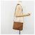 Borsa a Spalla SAINT LAURENT in Pelle Marrone Oro Auth bs35517 D'oro - vista 22