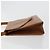 Borsa a Spalla SAINT LAURENT in Pelle Marrone Oro Auth bs35517 D'oro - vista 5