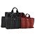 Hermès HERMES Fourre Tout Borsa in Cotone 5 Set Rosso Grigio Nero Auth ti3989 Marrone