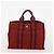Hermès HERMES Fourre Tout Borsa in Cotone 5 Set Rosso Grigio Nero Auth ti3989 Marrone - vista 22