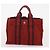 Hermès HERMES Fourre Tout Borsa in Cotone 5 Set Rosso Grigio Nero Auth ti3989 Marrone - vista 23