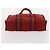 Hermès HERMES Fourre Tout Borsa in Cotone 5 Set Rosso Grigio Nero Auth ti3989 Marrone - vista 25