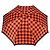 Faltbarer Regenschirm SAINT LAURENT Polyester Rot Gold Auth 184398M Golden - Ansicht 2