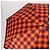 Faltbarer Regenschirm SAINT LAURENT Polyester Rot Gold Auth 184398M Golden - Ansicht 3