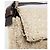 FENDI Mamma Baguette Schultertasche Perlen Elfenbein Silber Authentisch 185413V Roh - Ansicht 16