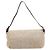 FENDI Mamma Baguette Schultertasche Perlen Elfenbein Silber Authentisch 185413V Roh - Ansicht 3