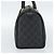 Borsa Boston GUCCI GG Supreme Web Sherry Line PVC Nero Oro 40 02 006 Auth 185482 D'oro - vista 5
