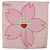 LOUIS VUITTON Monogram Cherry LVxTM Carre 55 Sciarpa Rosa M96088 LV Auth 185418SM Monogramma