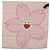 LOUIS VUITTON Monogram Cherry LVxTM Carre 55 Sciarpa Rosa M96088 LV Auth 185418SM Monogramma - vista 6