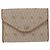 Borsa a tracolla con catena Christian Dior Honeycomb Canvas PVC Pelle Beige Oro Auth BA13330 D'oro - vista 2