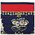 Hermès Sciarpa HERMES Carre 90 "PARURES DES SABLES" Seta Navy Auth 183131M Blu navy - vista 3