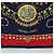Hermès Sciarpa HERMES Carre 90 "PARURES DES SABLES" Seta Navy Auth 183131M Blu navy - vista 9