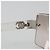 Occhiali da sole CHANEL in plastica trasparente argento CC Auth 185209 - vista 12