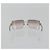 Occhiali da sole CHANEL in plastica trasparente argento CC Auth 185209 - vista 3